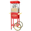 Great Northern Popcorn 8oz Popper with Cart, Red