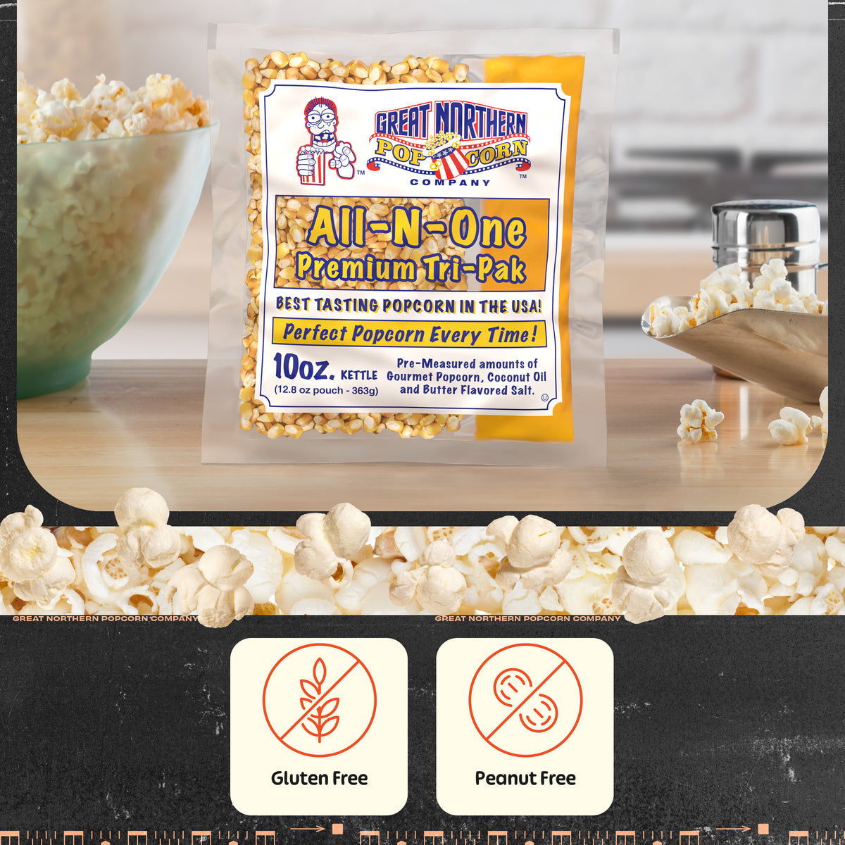 Great Northern Popcorn 10oz Size, 24 Kernel Pack Case