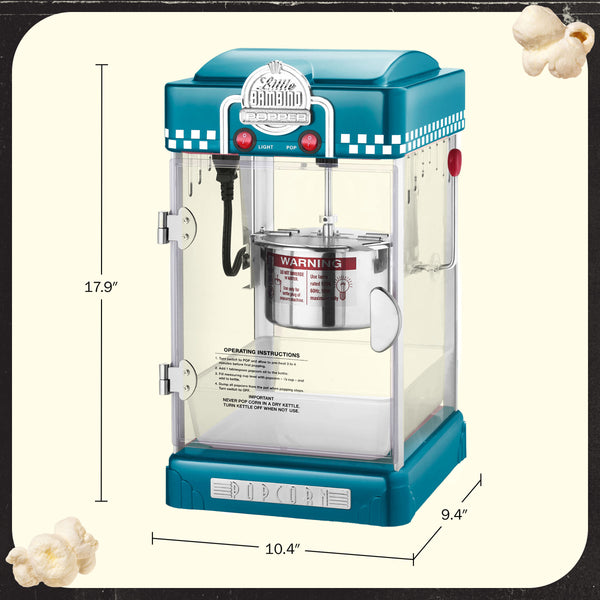 Great Northern Popcorn 2.5oz Popper, Blue