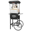 Great Northern Popcorn 8oz Popper with Cart, Black