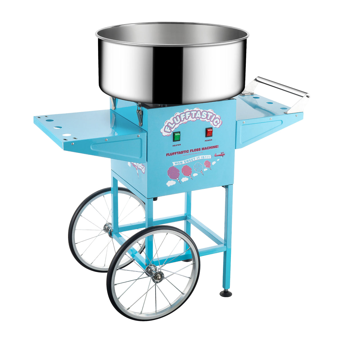 Great Northern Popcorn Cotton Candy Cart, Blue