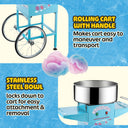 Great Northern Popcorn Cotton Candy Cart, Blue