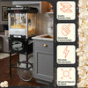 Great Northern Popcorn Paducah Popcorn Cart, Black