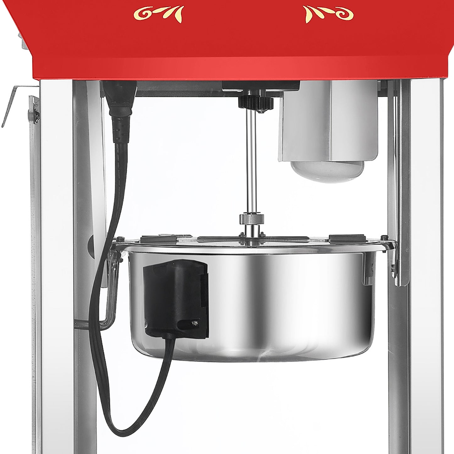 Great Northern Popcorn 8oz Popper with Cart, Red