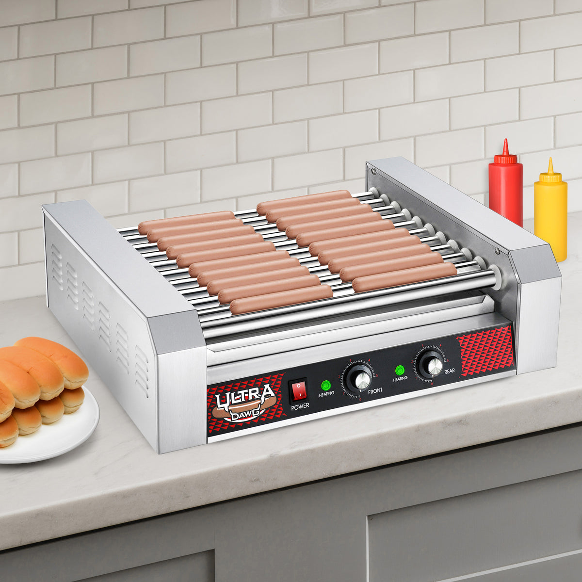 Great Northern Popcorn 11 Roller Hot Dog Machine