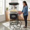 Great Northern Popcorn 8oz Popper with Cart, Black