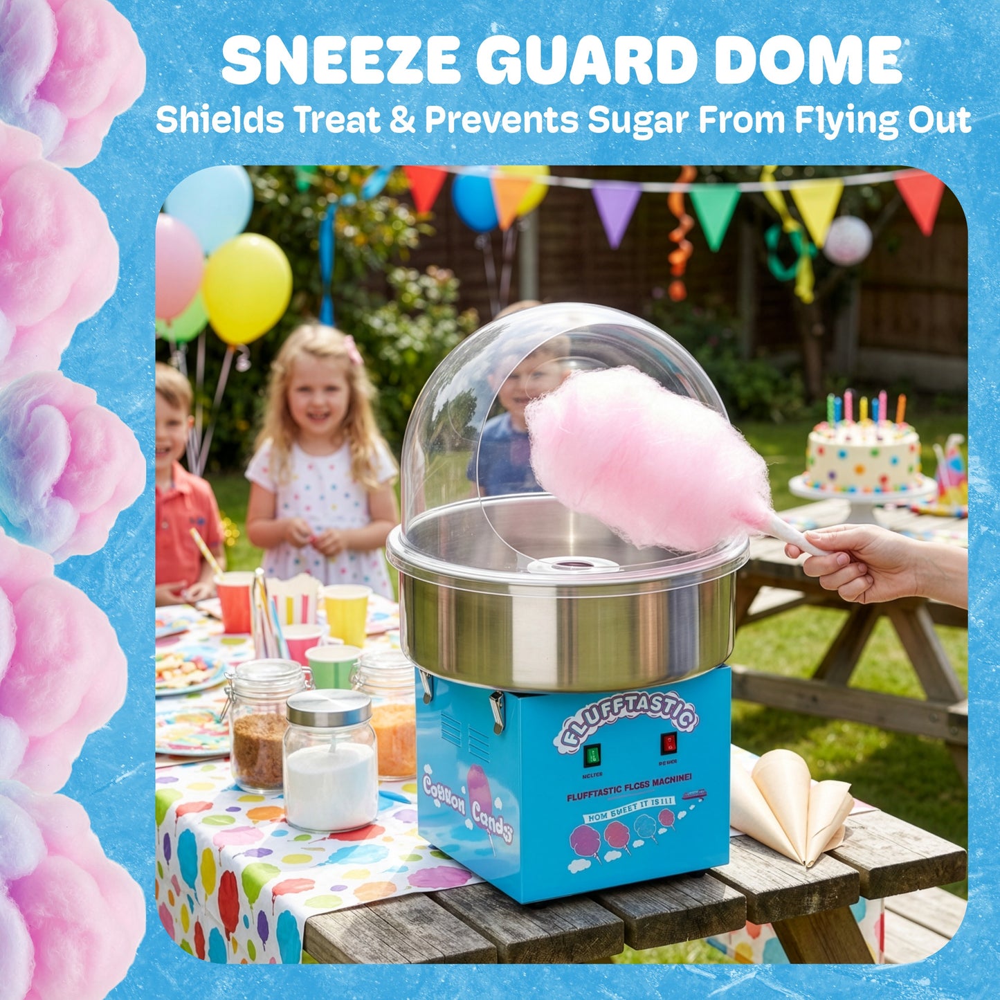 Great Northern Popcorn 21in Cotton Candy Dome