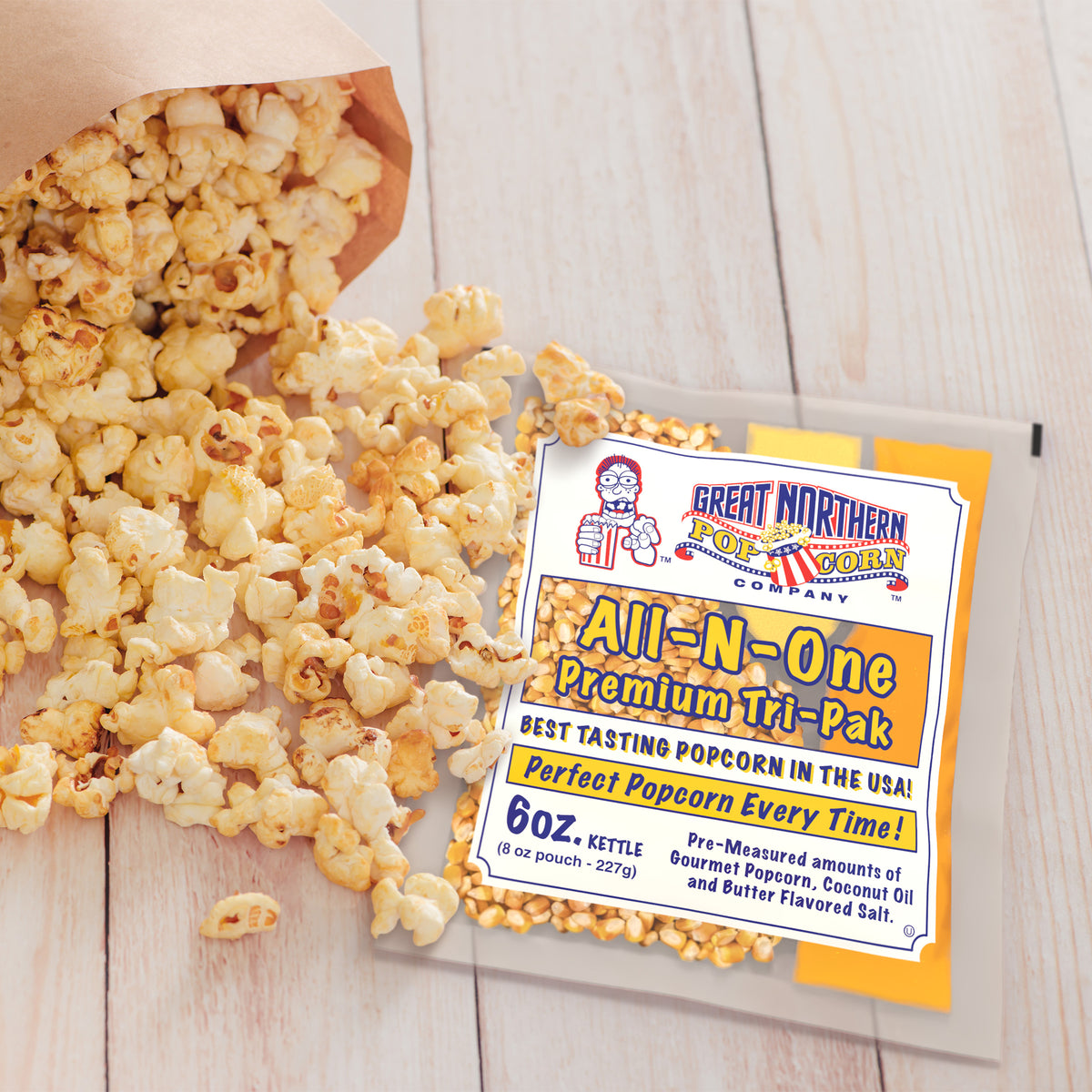 Great Northern Popcorn 6oz Size, 12 Kernel Pack Case