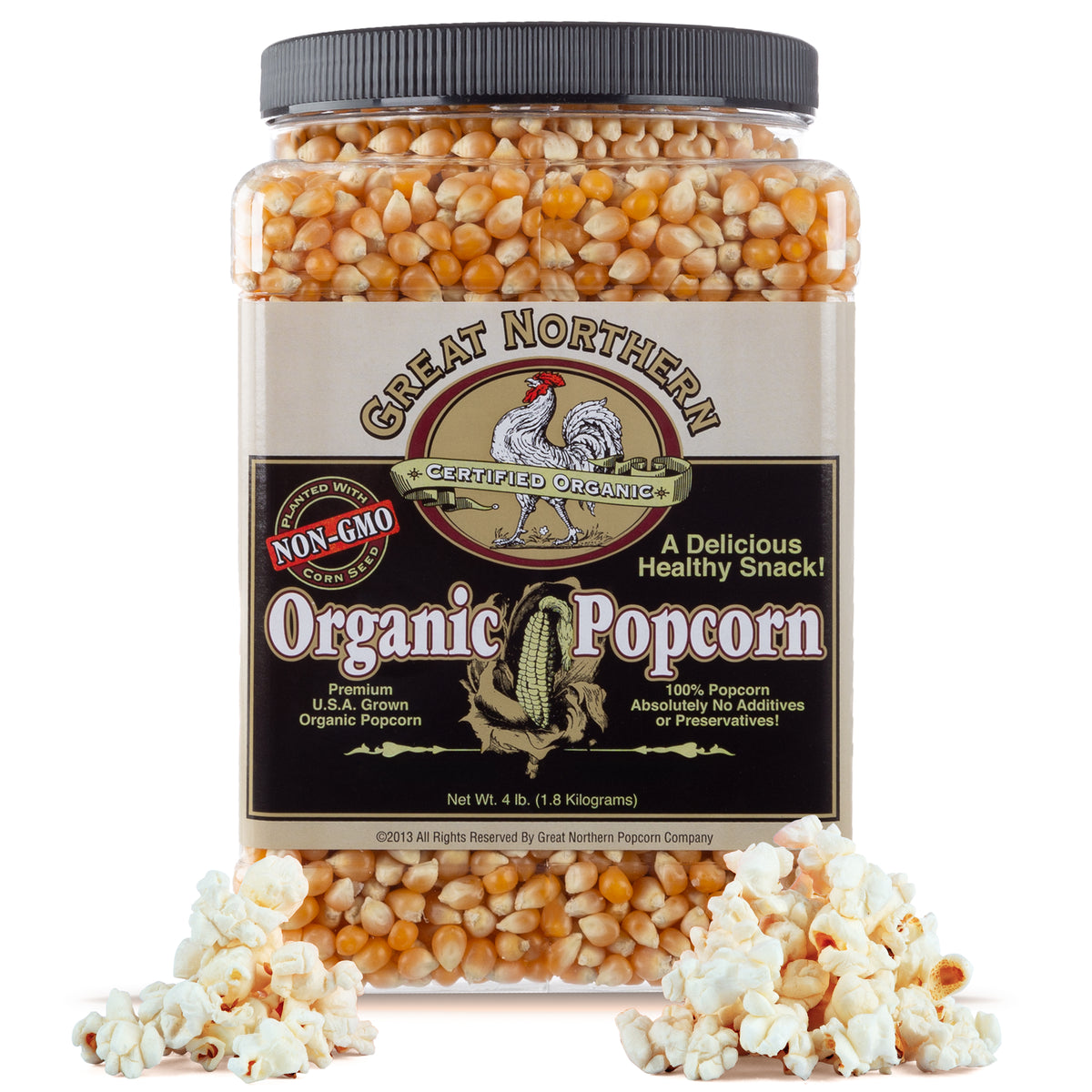 Great Northern Popcorn 4lb Jug of Popcorn Kernels