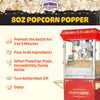 Great Northern Popcorn 8oz Popper with Cart, Red