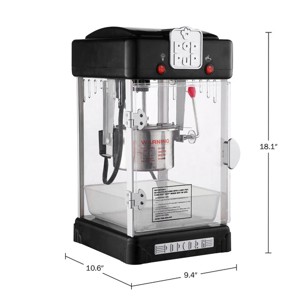 Great Northern Popcorn 2.5oz Pop Pup Popper, Black