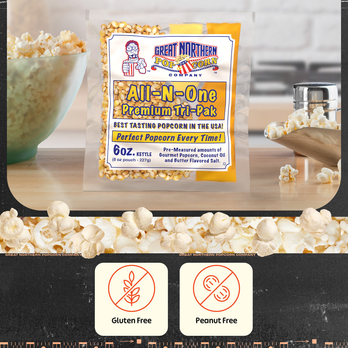 Great Northern Popcorn 6oz Size, 12 Kernel Pack Case