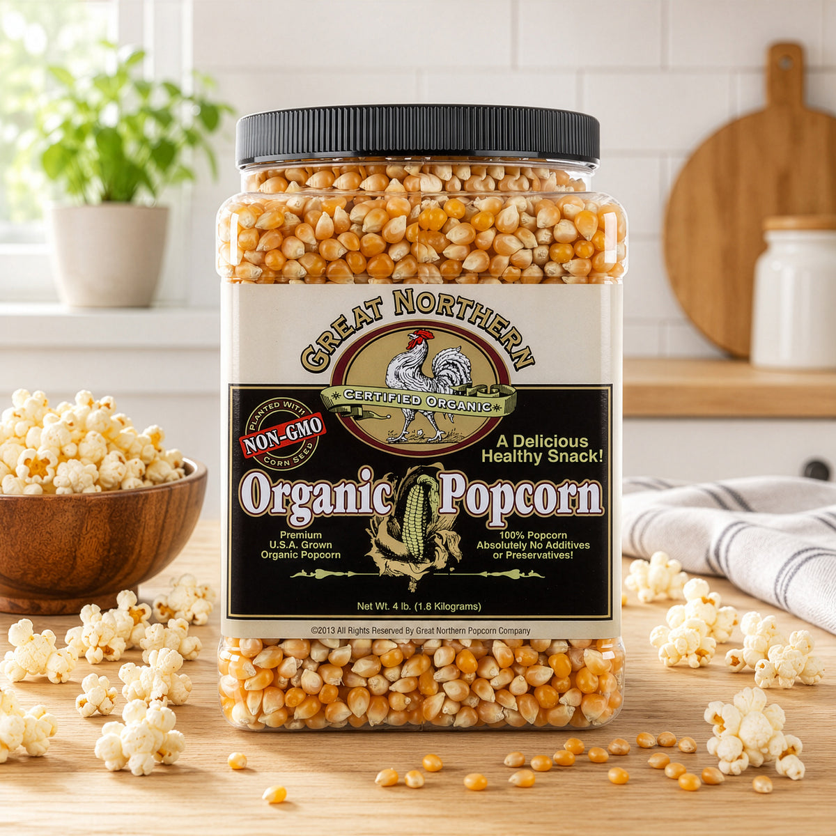 Great Northern Popcorn 4lb Jug of Popcorn Kernels