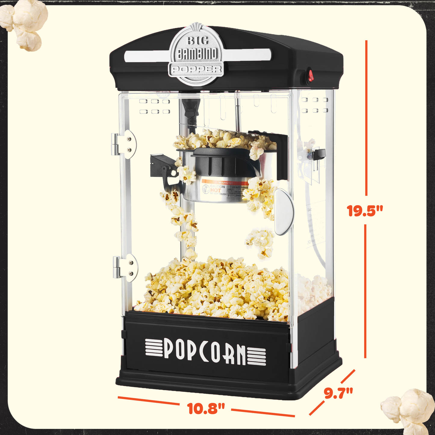 Great Northern Popcorn Big Bambino Popcorn Machine
