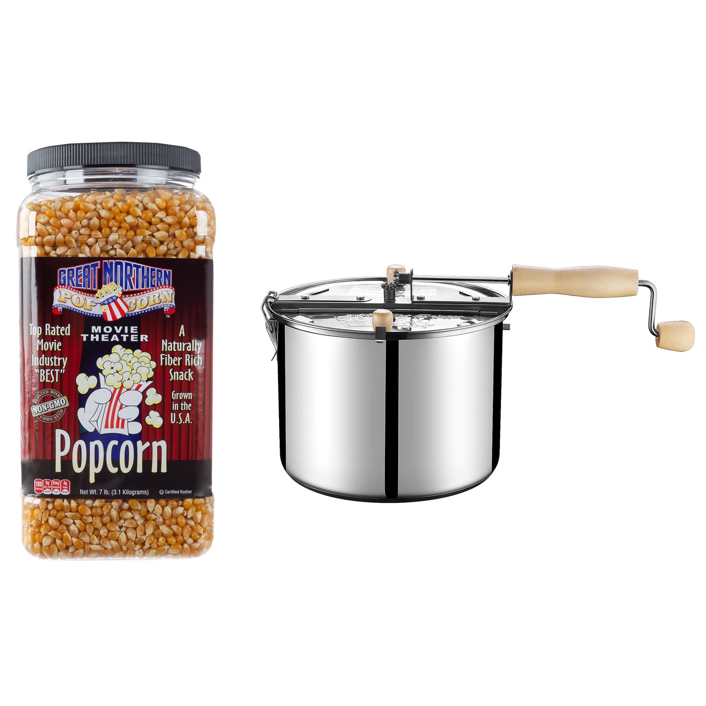 Great Northern Popcorn Stovetop Popcorn Maker Set