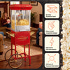 Great Northern Popcorn 8oz Popper with Cart, Red