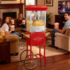 Great Northern Popcorn 8oz Popper with Cart, Red