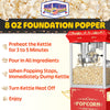 Great Northern Popcorn 8oz Popper with Cart, Red