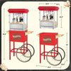 Great Northern Popcorn 10oz Machine with Cart, Red