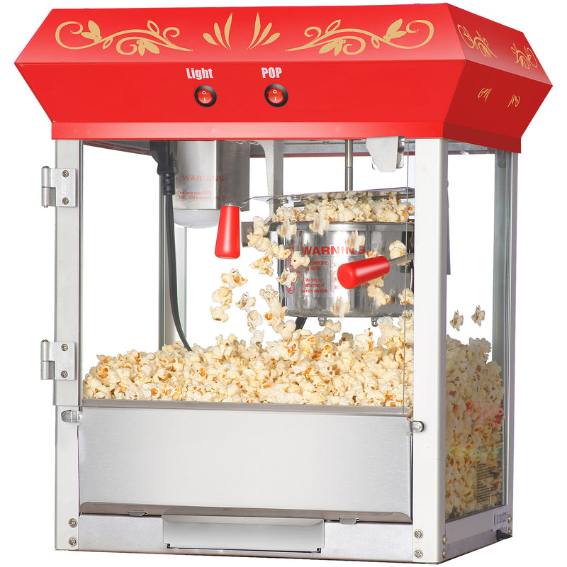 Great Northern Popcorn 4oz Countertop Popper, Red