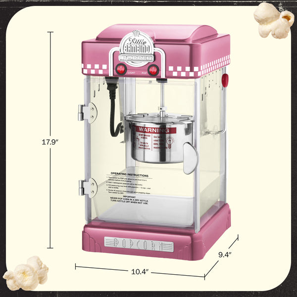 Great Northern Popcorn 2.5oz Popper, Pink