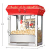 Great Northern Popcorn 4oz Countertop Popper, Red