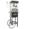 Great Northern Popcorn 8oz Popper with Cart, Black