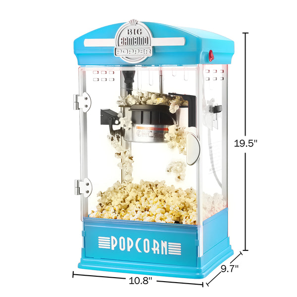 Great Northern Popcorn Big Bambino Machine, Blue