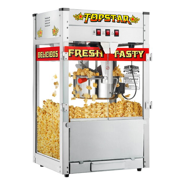 Great Northern Popcorn 12oz Popcorn Machine, Red