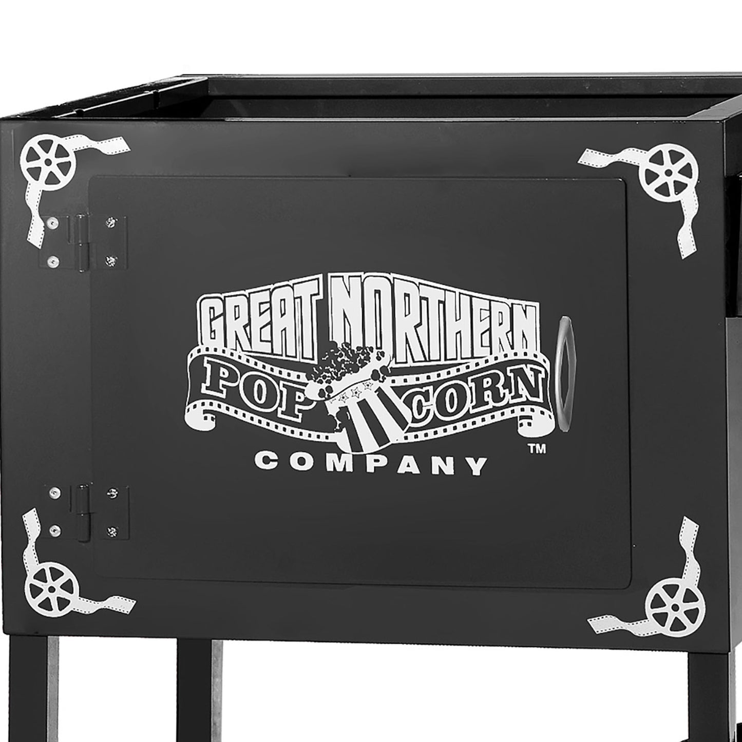 Great Northern Popcorn 8oz Rolling Cart, Black