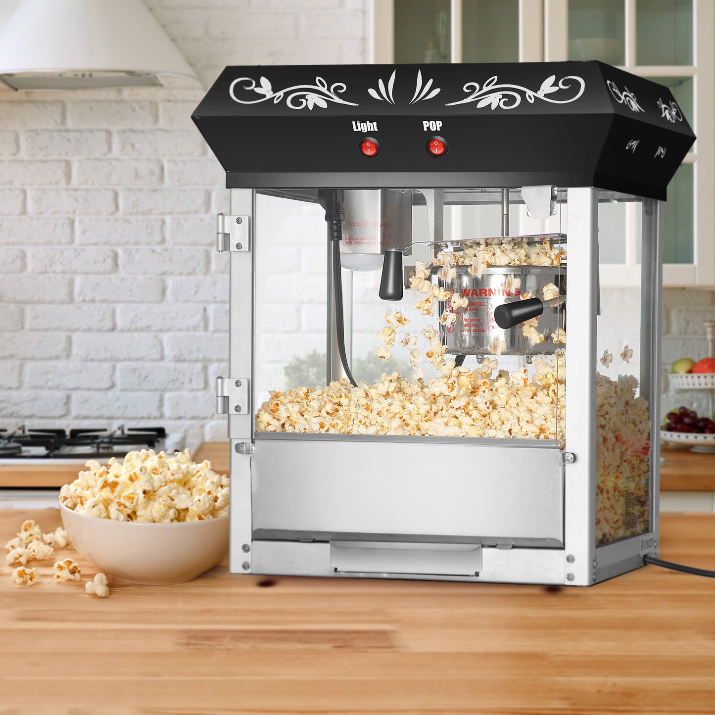Great Northern Popcorn 4oz Countertop Popper, Black