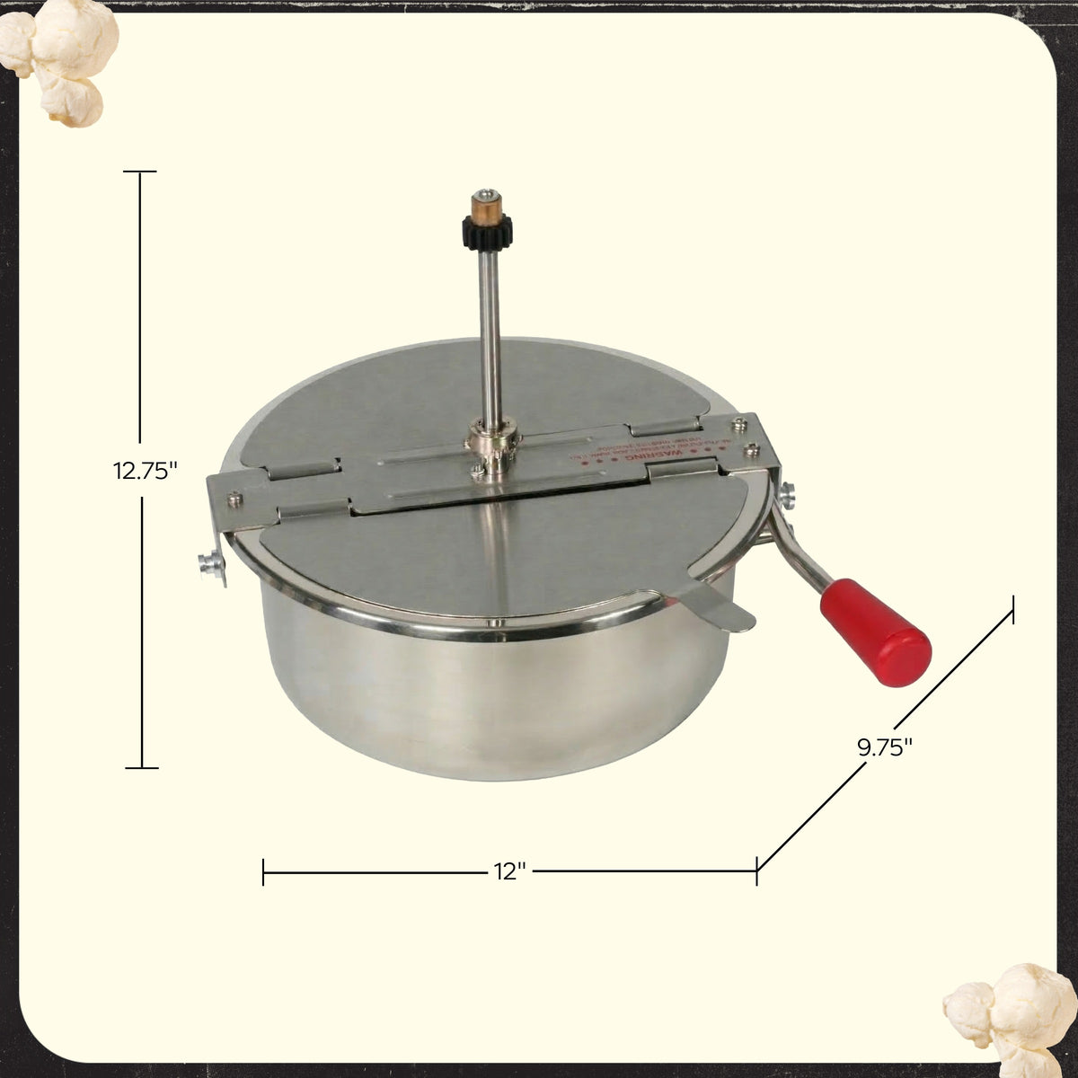 8-Ounce Replacement Kettle for Popcorn Machine