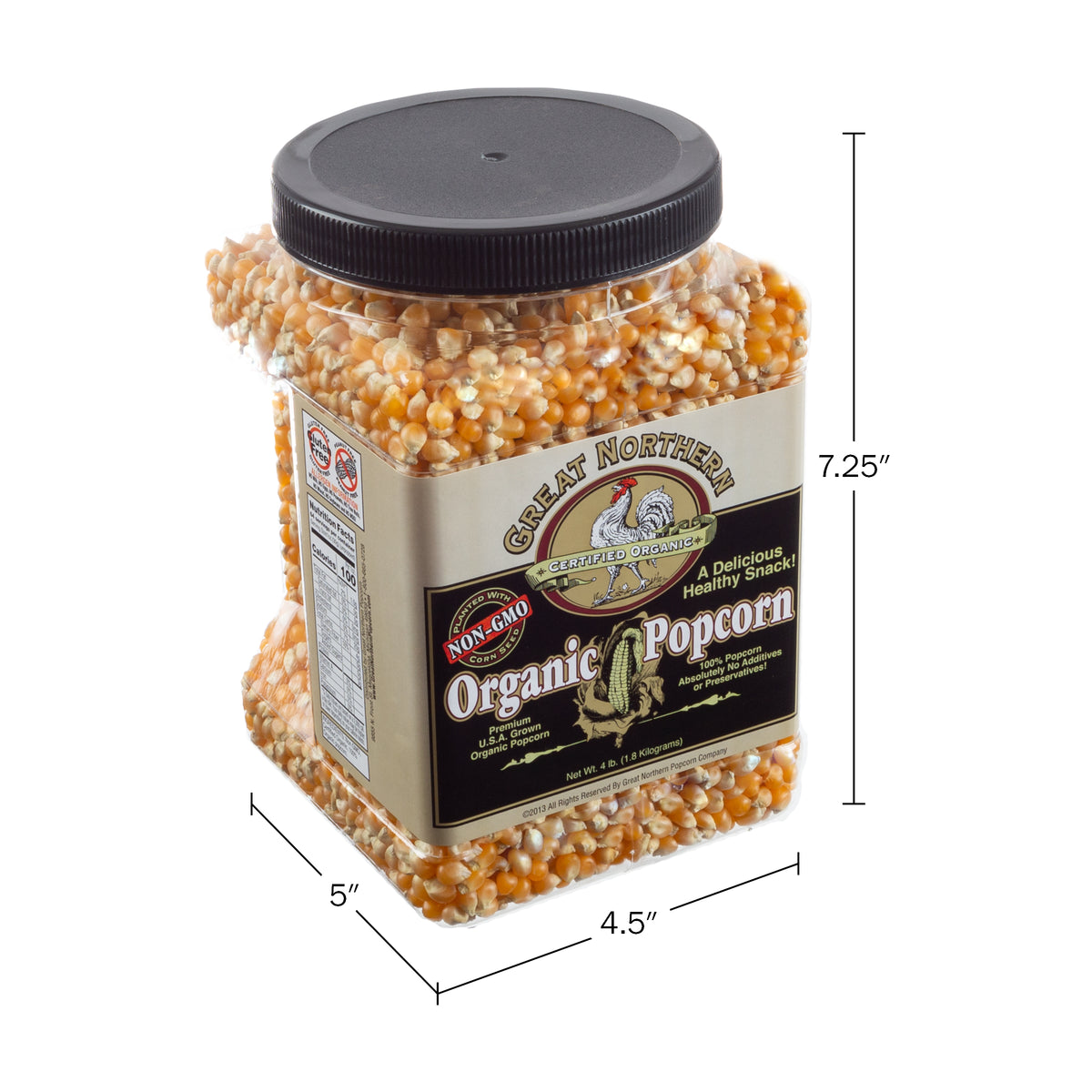 Great Northern Popcorn 4lb Jug of Popcorn Kernels