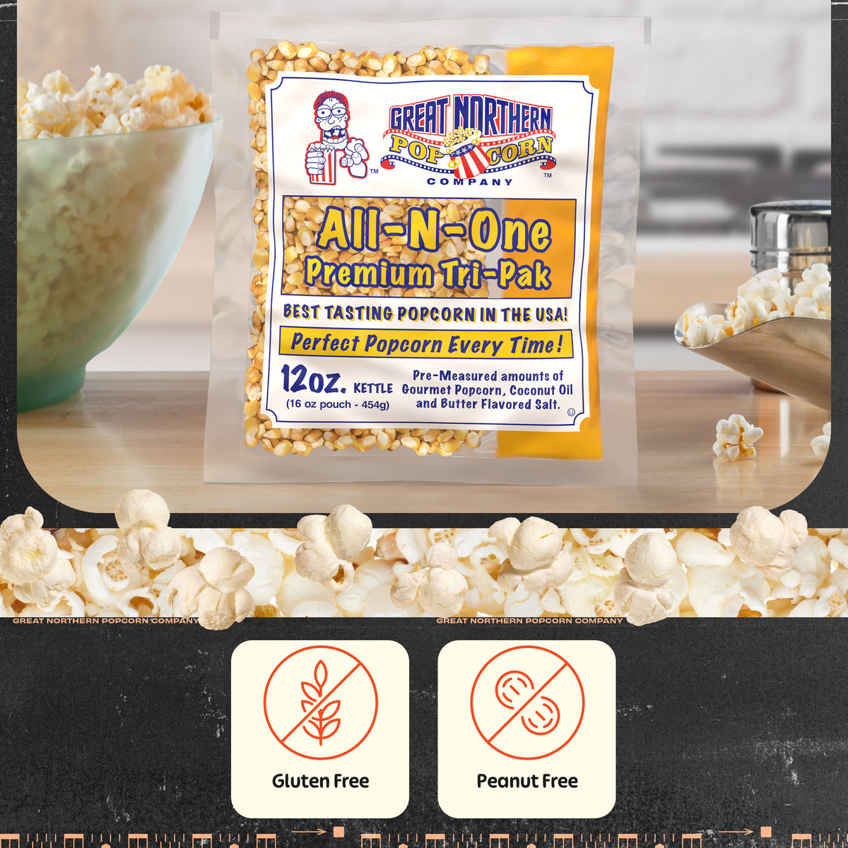 Great Northern Popcorn 12oz Size, 24 Kernel Pack Case