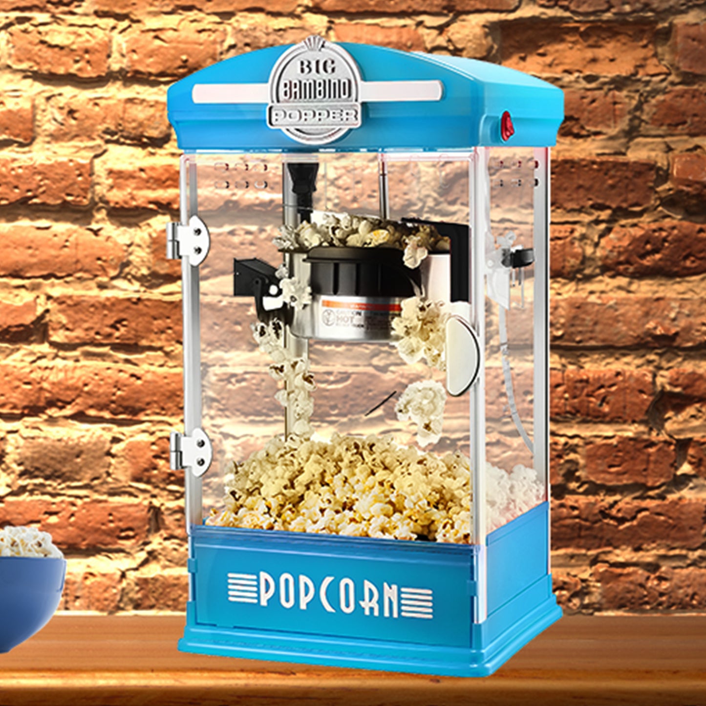 Great Northern Popcorn 4oz Popcorn Maker Set, Blue