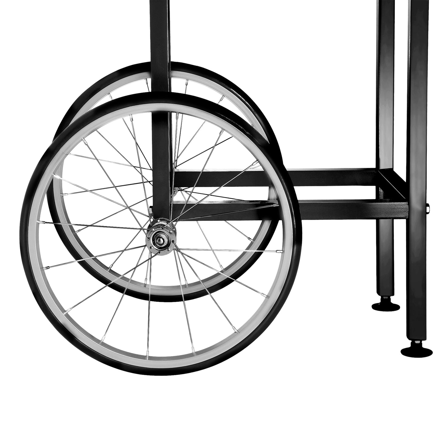 Great Northern Popcorn Matinee Rolling Cart, Black