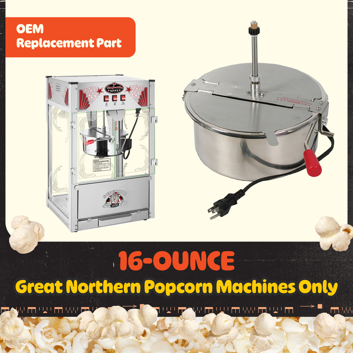 Great Northern Popcorn 16oz Popcorn Kettle