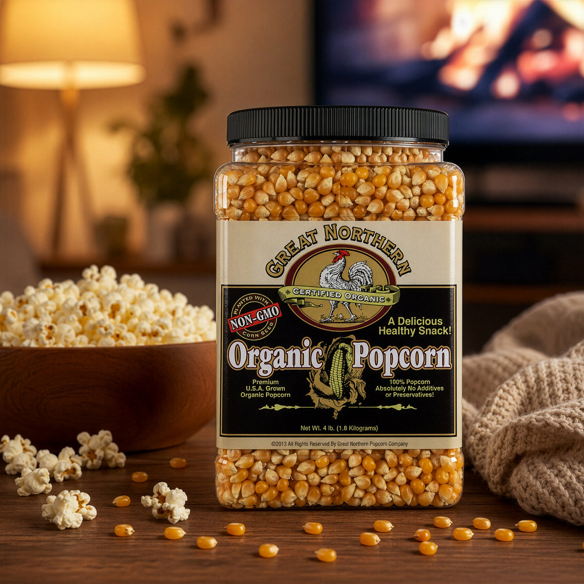 Great Northern Popcorn 4lb Jug of Popcorn Kernels