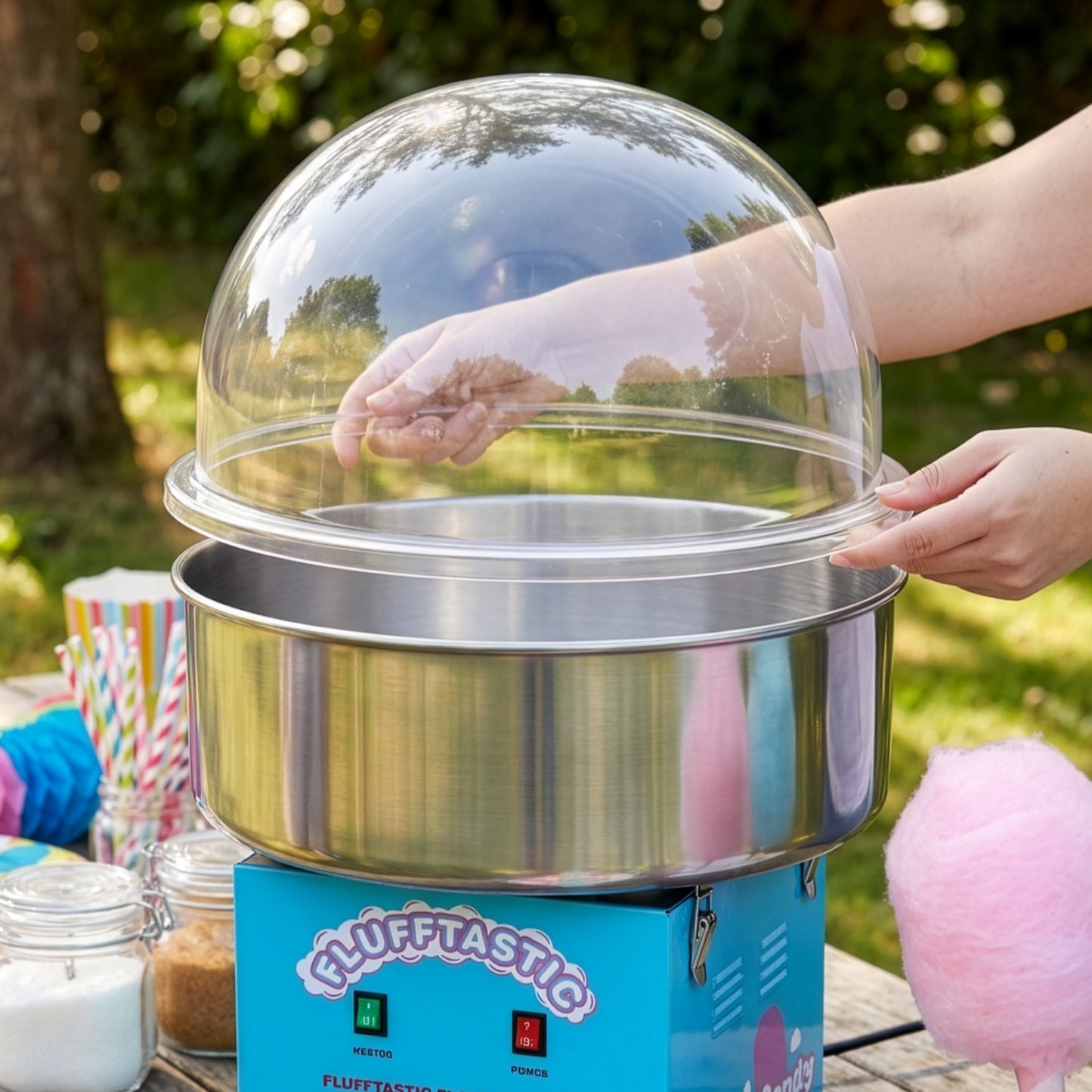 Great Northern Popcorn 21in Cotton Candy Dome