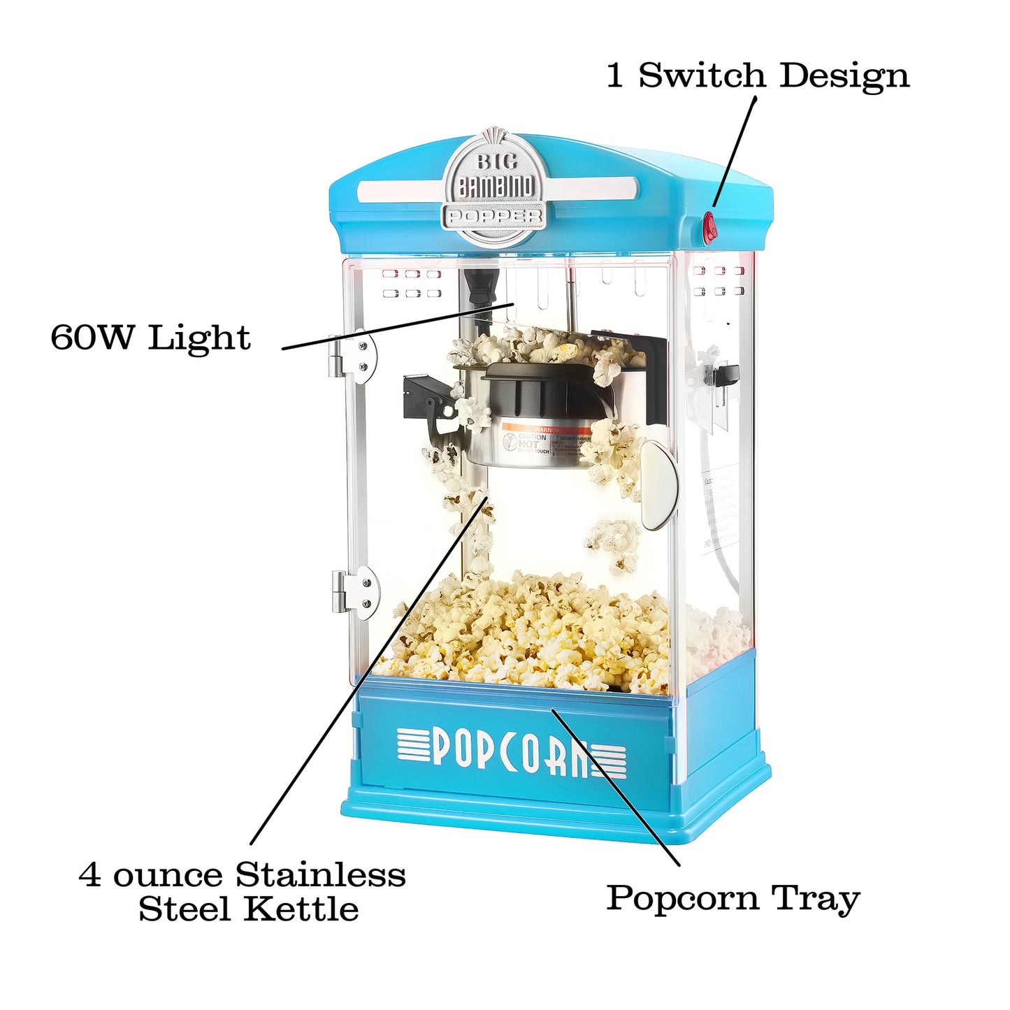 Great Northern Popcorn 4 Oz Popcorn Maker Set