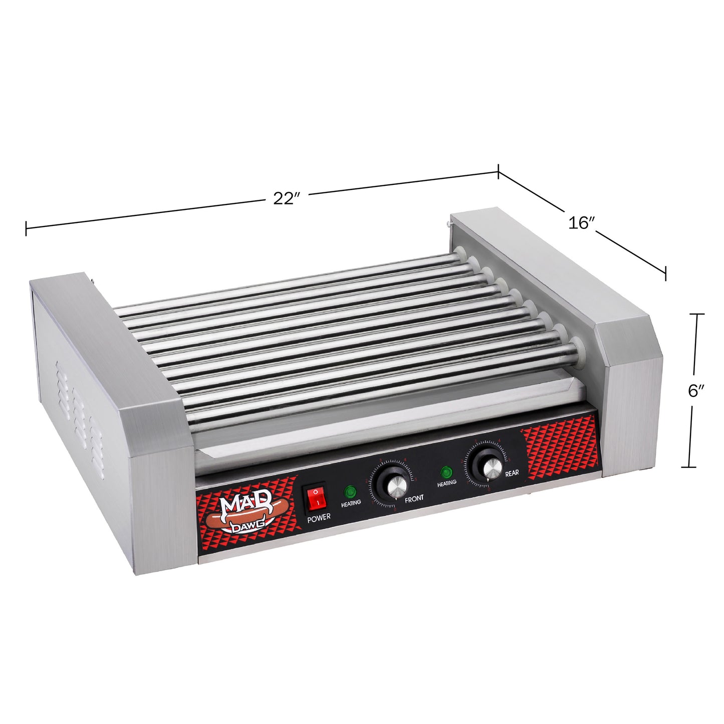 Great Northern Popcorn 9-Roller Hot Dog Machine