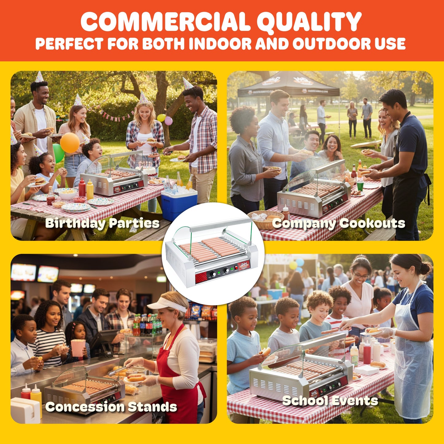 Great Northern Popcorn 9-Roller Grill Cover