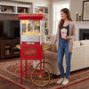 Great Northern Popcorn 8oz Popper with Cart, Red