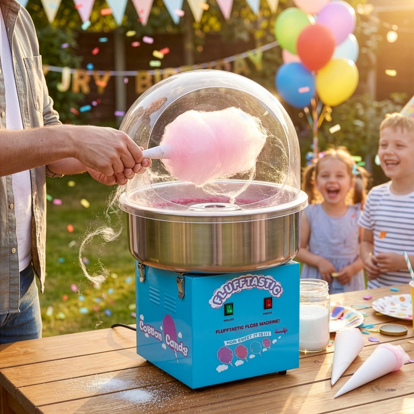 Great Northern Popcorn 21in Cotton Candy Dome