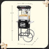 Great Northern Popcorn Paducah Popcorn Cart, Black