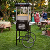 Great Northern Popcorn Paducah Popcorn Cart, Black