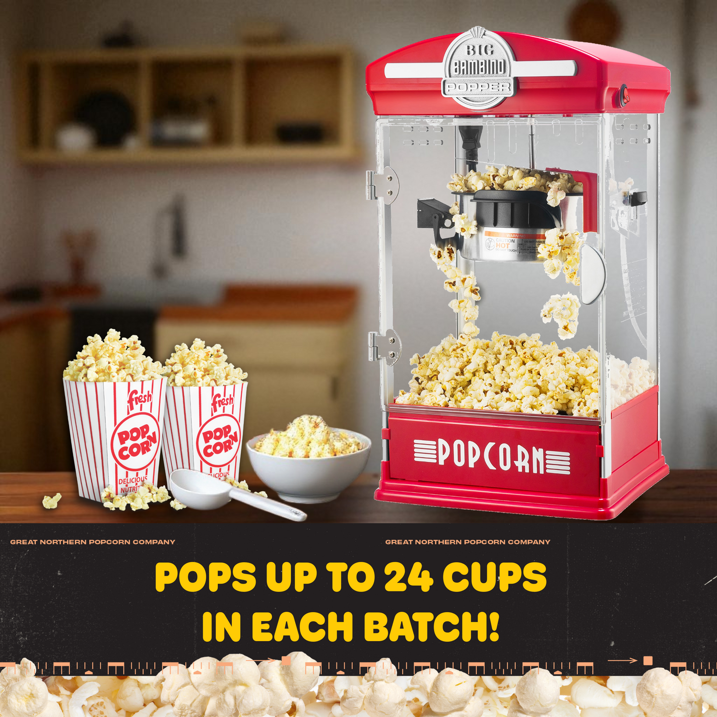 Great Northern Popcorn Big Bambino Popcorn Machine