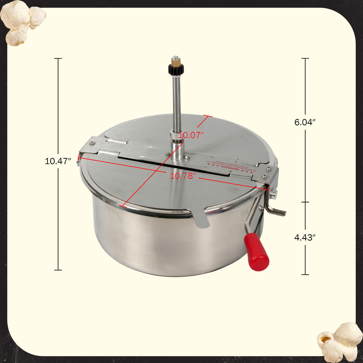 12 Oz Replacement Kettle for Popcorn Machine