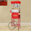 Great Northern Popcorn 8oz Popper with Cart, Red