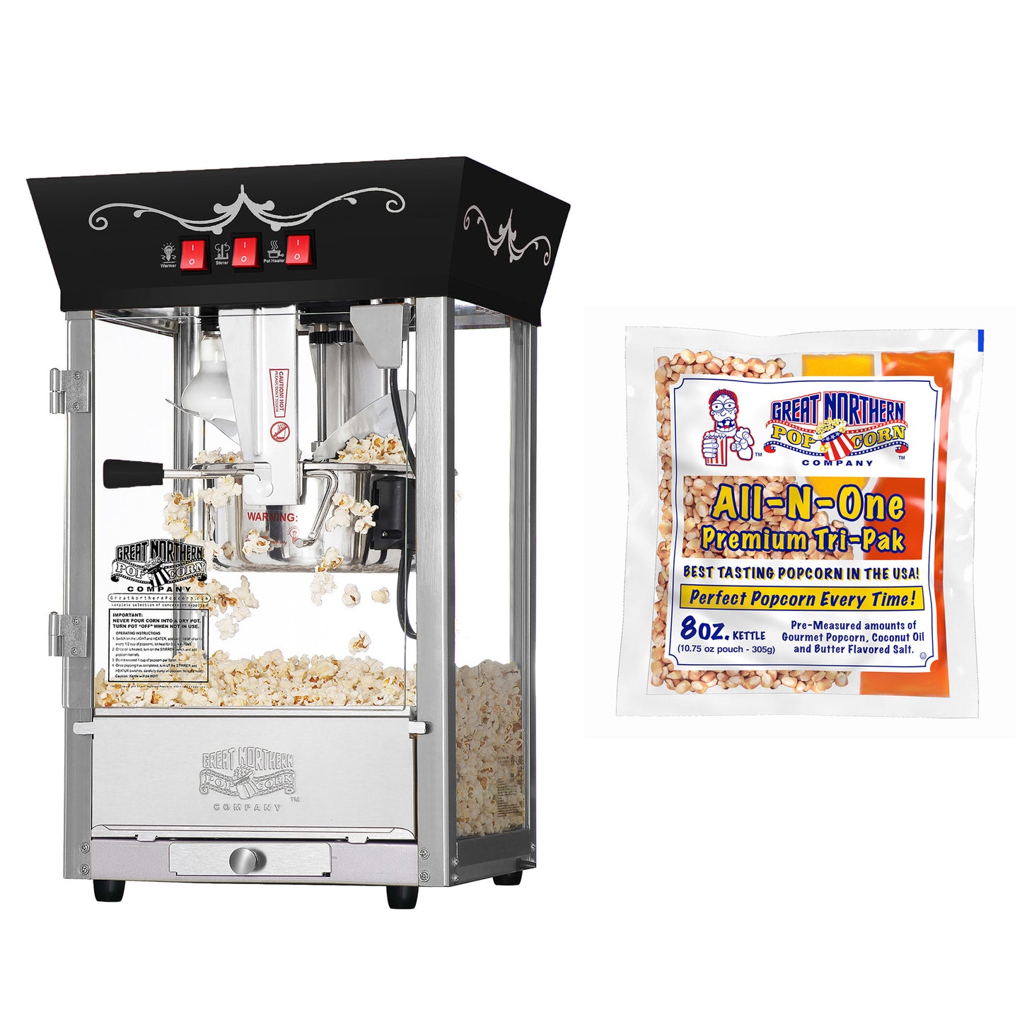Great Northern Popcorn Matinee Machine and Popcorn